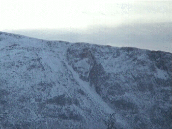 Image of a face visible at Sula, near �lesund Norway.